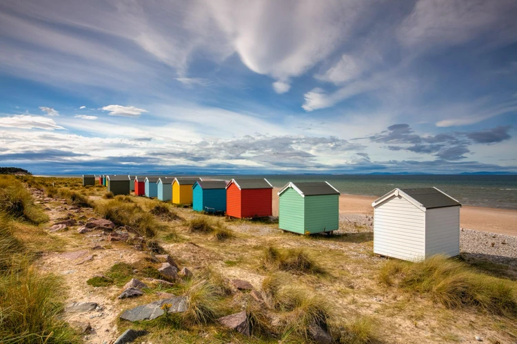 Findhorn Village & Bay